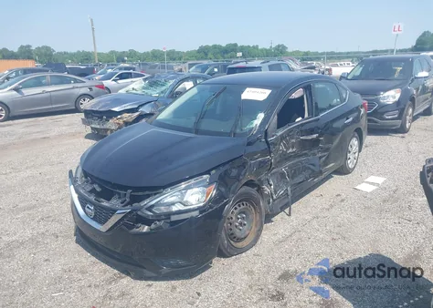 2019 Nissan Sentra S из США, поврежденный, VIN 3N1AB7AP4KY408113